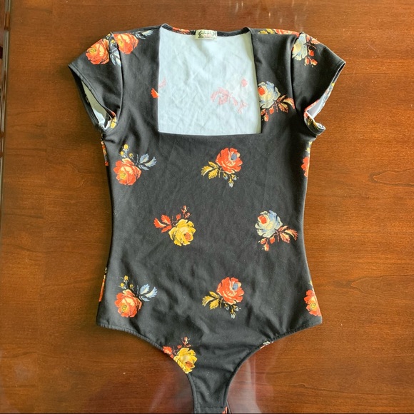 Free People Square Neck Bodysuit XS - Picture 2 of 9